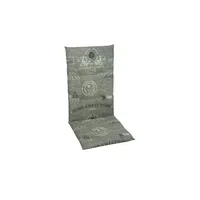 GO-DE Sesselauflage 50 x 118 x 5 cm grau