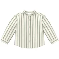 S.Oliver Musselin-Hemd langarm mit Stehkragen | creme|mehrfarbig - 86