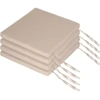 Relaxdays Sitzkissen 40 x 40 x 3 cm beige