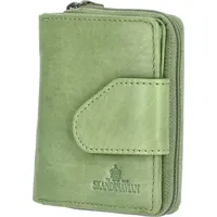 The Skandinavian Brand Leder Geldbörse Hochformat Unisex grün