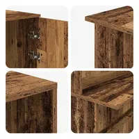 VidaXL Empfangstheke Altholz-Optik 180x50x103,5 cm Holzwerkstoff