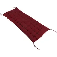 Relaxdays Bankauflage 180 x 70 x 5 cm rot