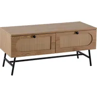 FineBuy Lowboard 100 x 40 x 45 cm Braun/MDF