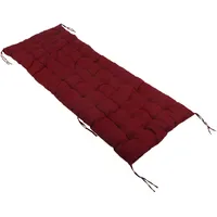 Relaxdays Bankauflage 190 x 70 x 8 cm rot