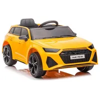 Lean cars Elektrisches Kinderauto Audi RS6 BRD-2118 Gelb (BRD-2118)