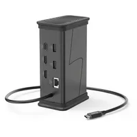 Hama USB-C, 9 Ports Dockingstation, Schwarz
