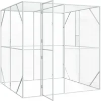 VidaXL Vogelkäfig 209 x 202 x 214 cm Anthrazit