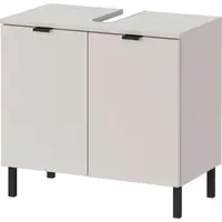 Germania Waschbeckenunterschrank GERMANIA "GW-Arcena", braun (kaschmir), B:60cm H:56cm T:34cm,