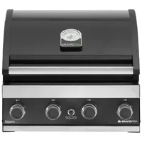 Grandpro Einbau-Gasgrill Premium G4 schwarz