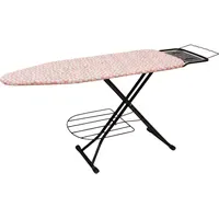 Relaxdays Bügelbrett für Dampfbügeleisen, 110 x 33 cm, höhenverstellbar,