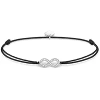 Thomas Sabo Little Secret Infinity Armband Schwarz/Silber LS003-401-11-L20v Größe