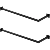ML-Design Garderobenständer 2er Set Übereck 30 x 90 cm