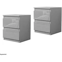 Hti-Living Nachtschrank Kenji 2er-Set 2 x 40 x 30