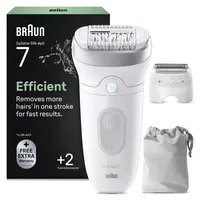 Braun Silk-épil 7 SE7-030 Weiß/Silber