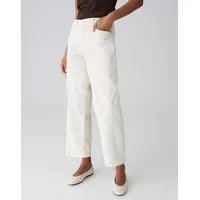 Opus Relax-fit Jeans Barrel Weiß 44 28