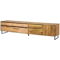 MASSIVMOEBEL24.DE Wien Lowboard 235 cm x 52 cm x