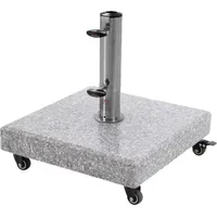 Doppler Schirmständer Granit 70 kg Hellgrau