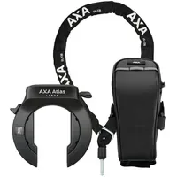 AXA basta Atlas Large Schwarz Rahmenschloss Set