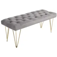 Homcom Sitzbank Grau 116 x x 49 cm