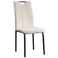 Hti-Living Esszimmerstuhl Denton Velvet Polyester weiß