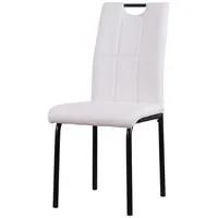 Hti-Living Esszimmerstuhl Denton Kunstleder weiß