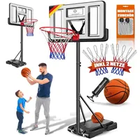 Kesser KESSER® Basketballkorb Set höhenverstellbar 160-210cm Mobiler Basketballständer mit