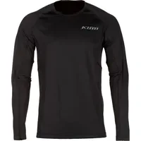 Klim Aggressor Langarm-T-Shirt Schwarz L