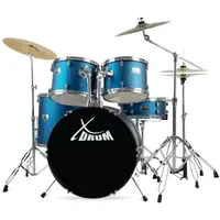 XDrum Semi 22" Standard Schlagzeug Satin Blue Sparkle -