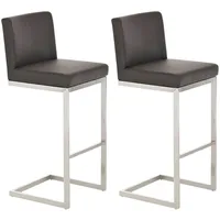 CLP 2er Set Barhocker Paros 240 kg belastbar Kunstleder