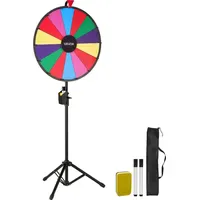 Vevor Glücksrad Drehrad 61 cm 14 Slots mit Stativ