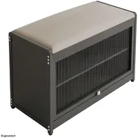 Hti-Living Schuhschrank 70 x 45 x 32 cm grau