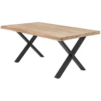 Vito Esstisch 180 x 76 x 100 cm braun