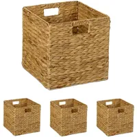 Relaxdays Regalkorb Aufbewahrungskorb 30 x 30 x 30 cm