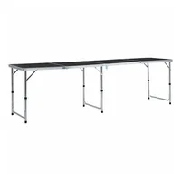 VidaXL Campingtisch Klappbar Grau
