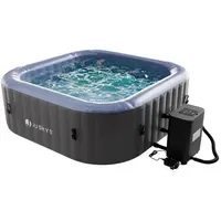 Juskys SpaLuxe 185 x 185 Grau/Blau