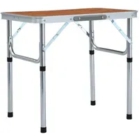 VidaXL Campingtisch Klappbar Grau