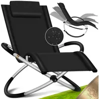 Kesser Relaxliege 174 x 78 x 89 cm Schwarz