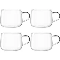 LEONARDO Teetasse 0,45 l Transparent 4 St.