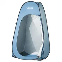 Vevor Pop Up Duschzelt Blau