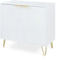 [en.casa] Beistellschrank Trondi 75 x 80 x 40 cm