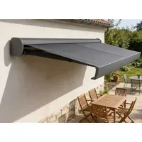 Konifera Halbkassettenmarkise Madrid Pro 295 cm grau