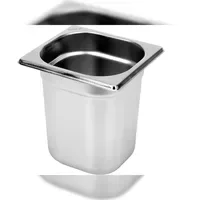 TRIZERATOP Gastro Behälter, Gastronomiebehälter Edelstahl GN 1/6 176x162mm |