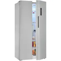 Exquisit SBS39-440E Side-by-Side (372 l, 2000 mm hoch, Silber)