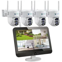 LuVision Dual WLAN PTZ Überwachungssystem Bunt