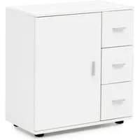 FineBuy Badschrank 60 x 33 x 66 cm Weiß