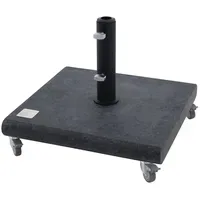 Knirps Rollsockel Granit 50 kg Schwarz