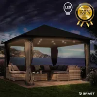 Brast Alu Pavillon Infinity 3 x 4 m Grau