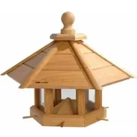 Luxus-Vogelhaus Vogelhaus Anflug Eichenholz