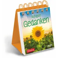 Harenberg 365 gute Gedanken Mini-Geschenkkalender 2027 Tisch-Tageskalender für einen
