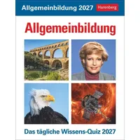 Harenberg Allgemeinbildung Tagesabreißkalender 2027 - Das tägliche Wissens-Quiz